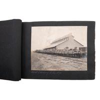 [MINING]. Album with photographs of mine equipment delivery and construction. San Diego, CA and El Alamo, Mexico: N.p., 1905.