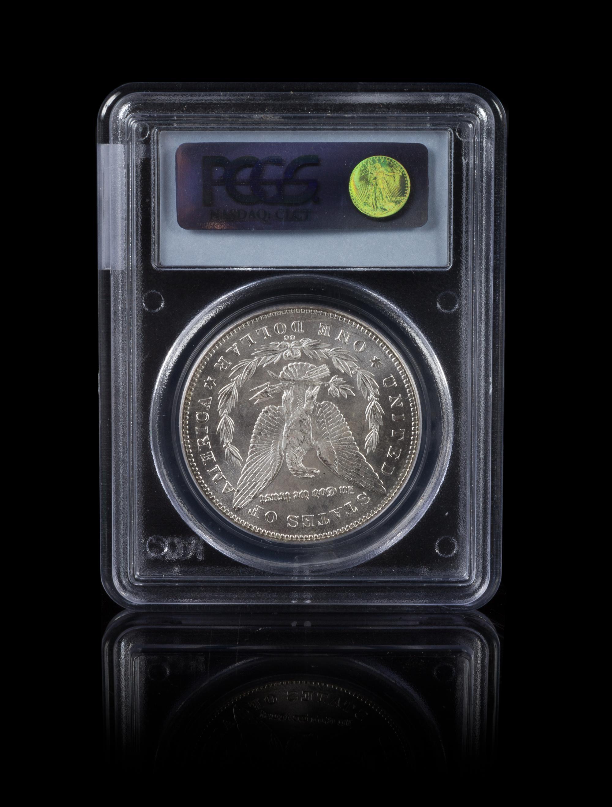 A United States 1878-CC Morgan Silver Dollar Coin