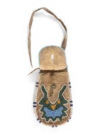Apsáalooke [Crow] Beaded Hide Pouch