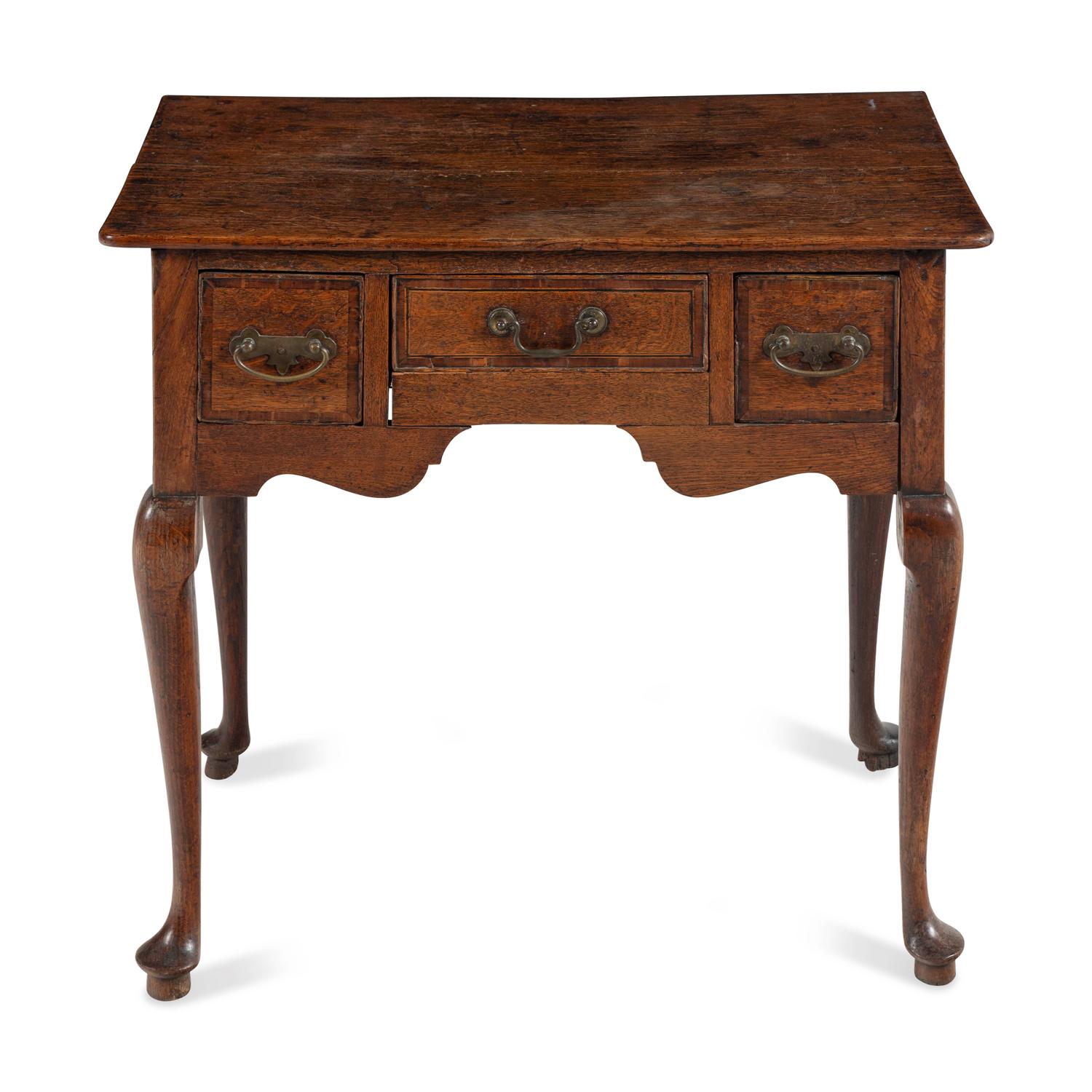 A Queen Anne Oak Dressing Table