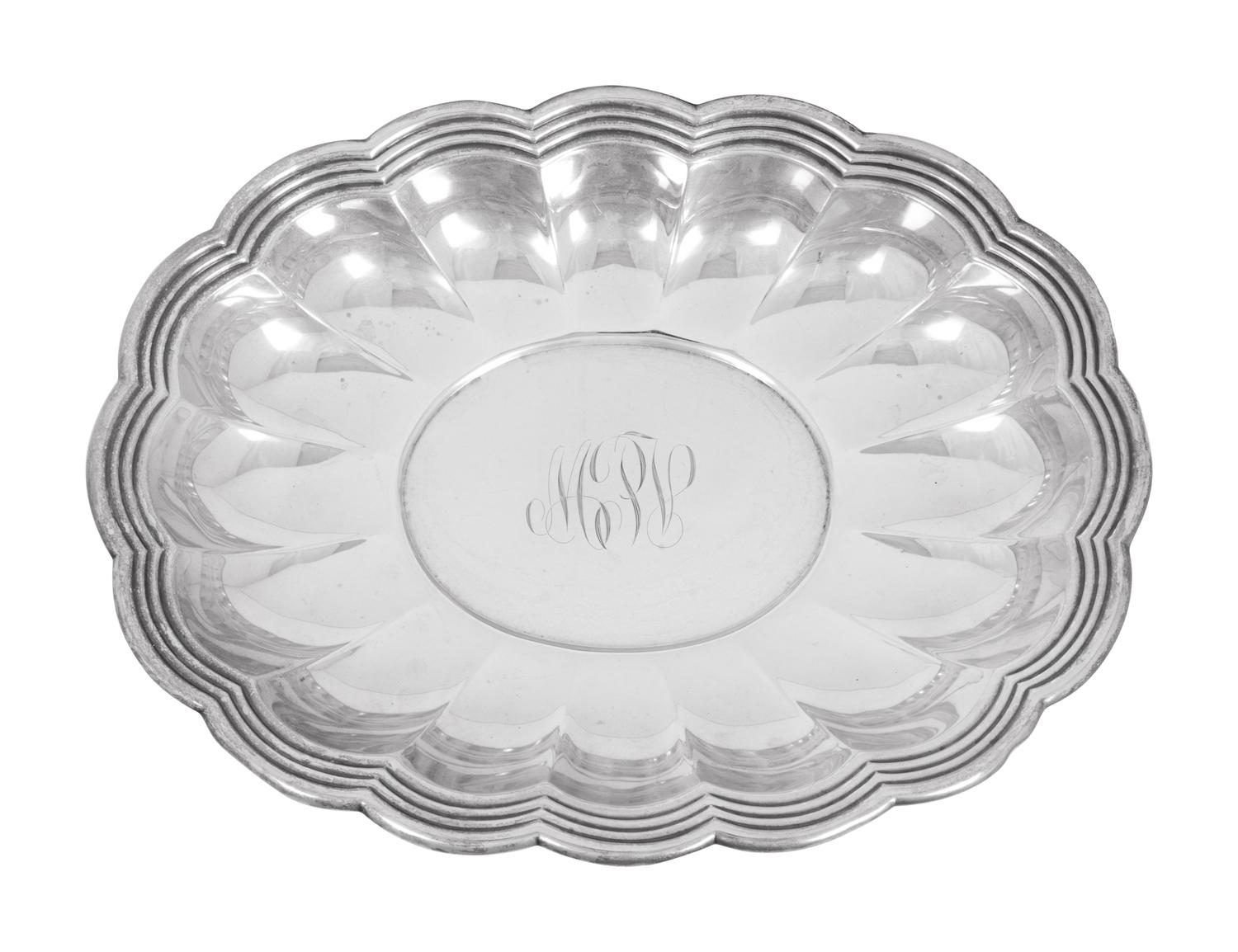 An American Silver Serving Dish