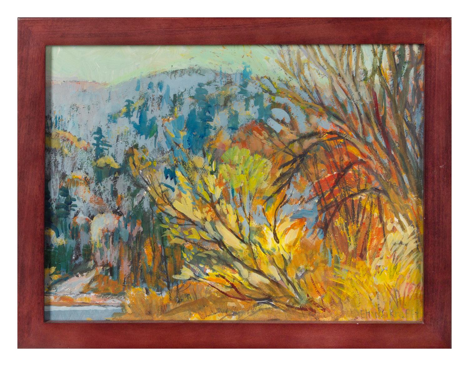 Elton Krafft (American, 1914-2001) Foliage gouache on board…