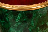 A Pair of Gilt Bronze Mounted Malachite Jardinieres
