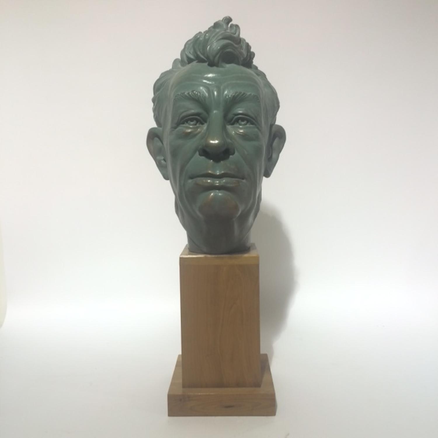 A Haeger Pottery Bust of Everett McKinley Dirkson Height of bust 18 inches. — Attributed to Eric Olsen