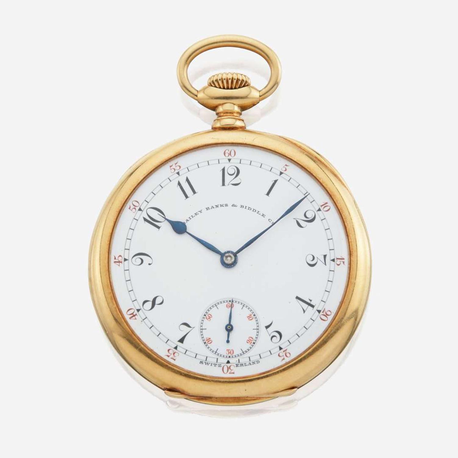 An openface pocket watch, Patek Philippe