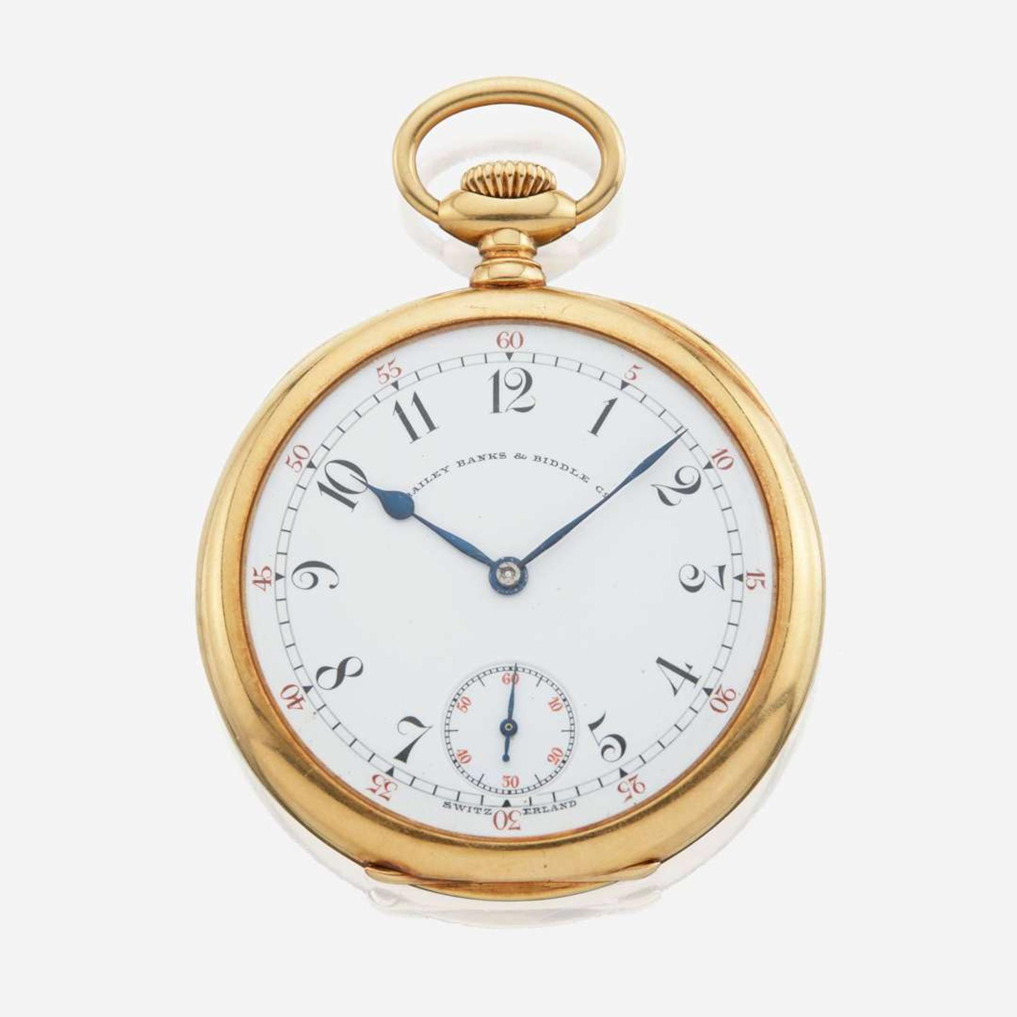 An openface pocket watch, Patek Philippe