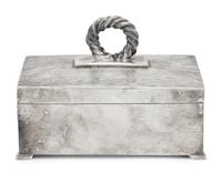 An American Silver Covered Box
