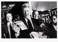 (NATIONAL ENQUIRER; CLINTON, BILL) 5 photos, with credit to Ron Gallela and Wide World Photos.