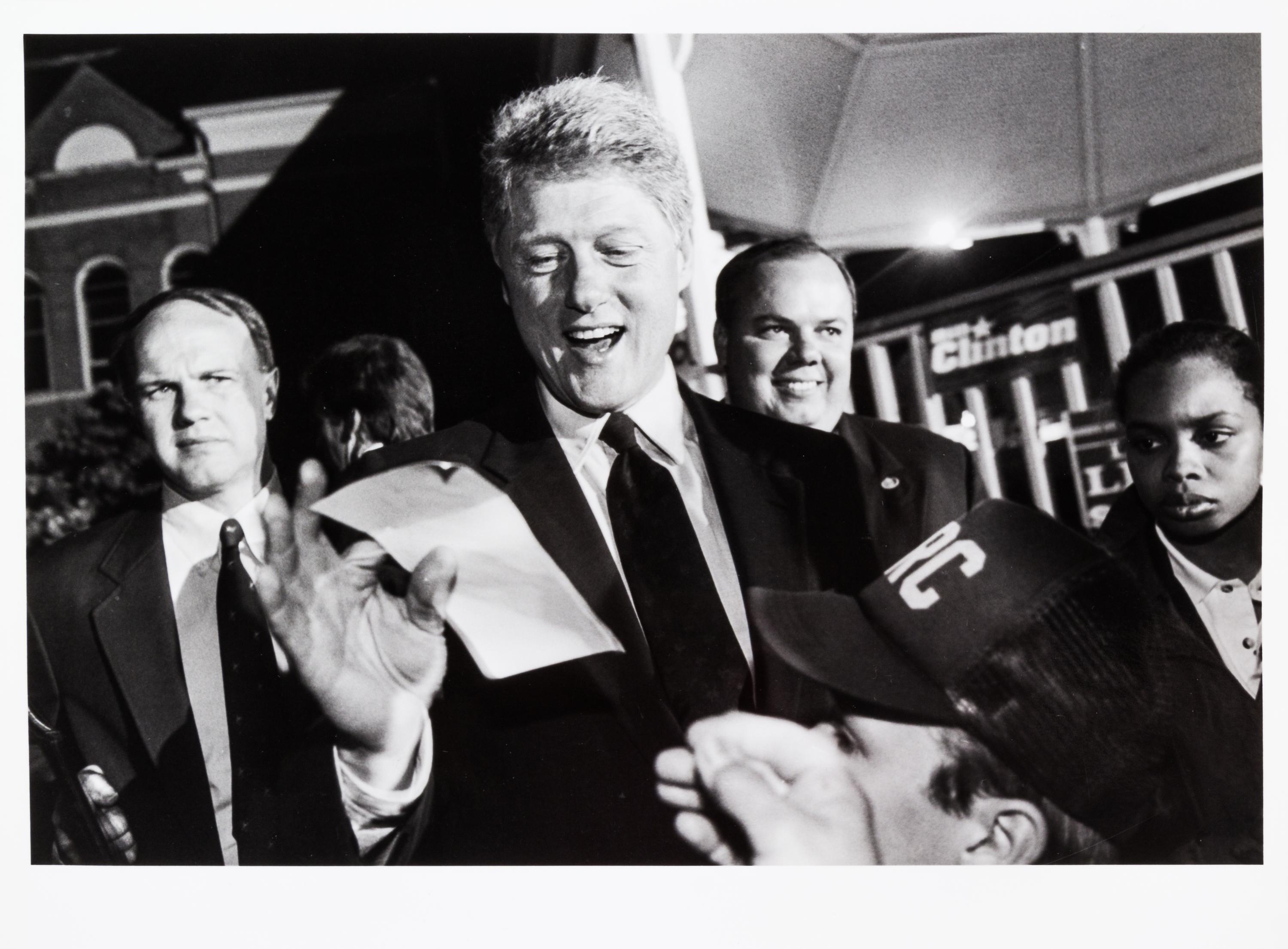 (NATIONAL ENQUIRER; CLINTON, BILL) 5 photos, with credit to Ron Gallela and Wide World Photos.
