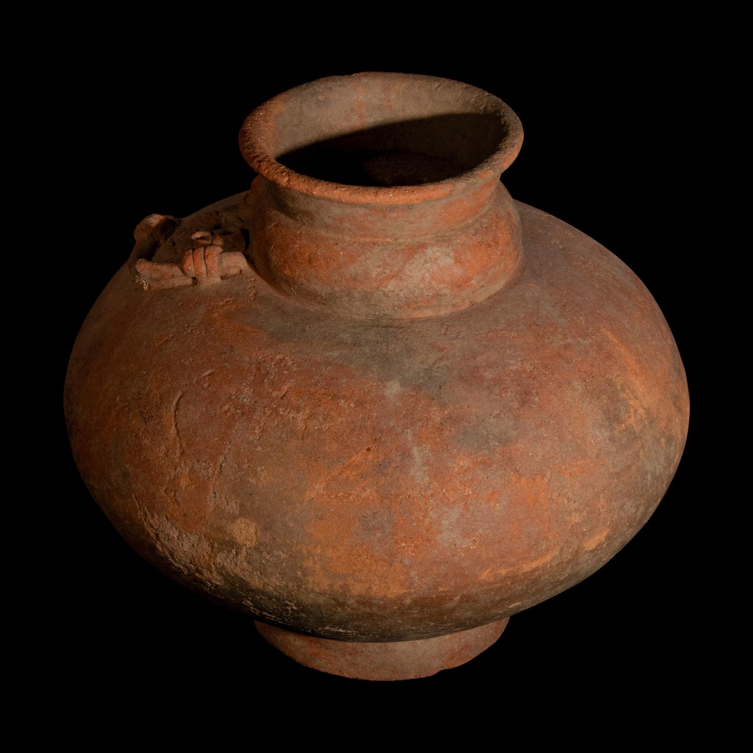 Two Tairona Redware Anthropomorphic Burial Urns