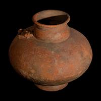Two Tairona Redware Anthropomorphic Burial Urns