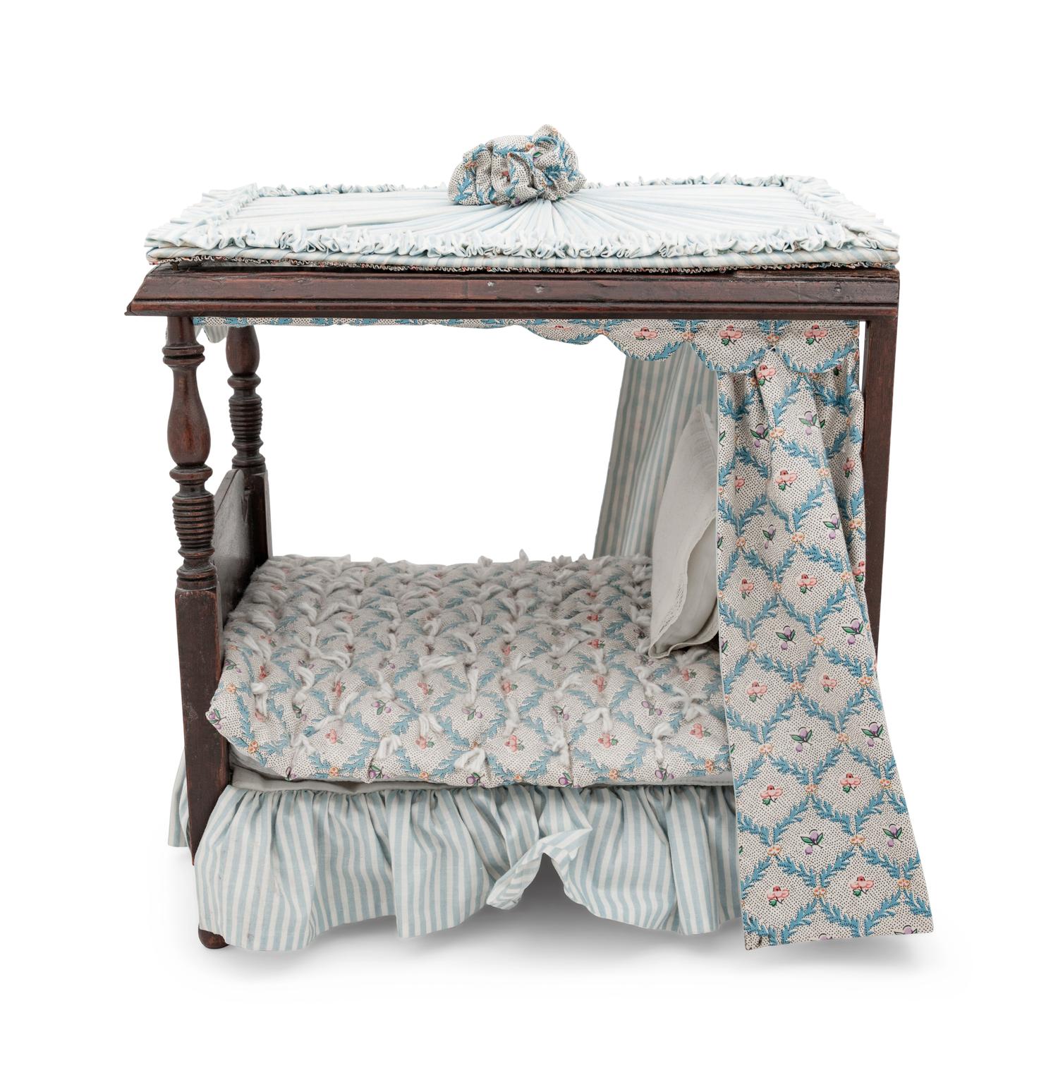 An English Diminutive Mahogany Bed