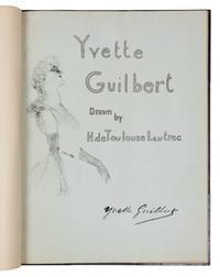 Yvette Guilbert (portfolio of eight lithographs with cover; cover and frontispiece bound together with front matter in binding by René Aussourd)
