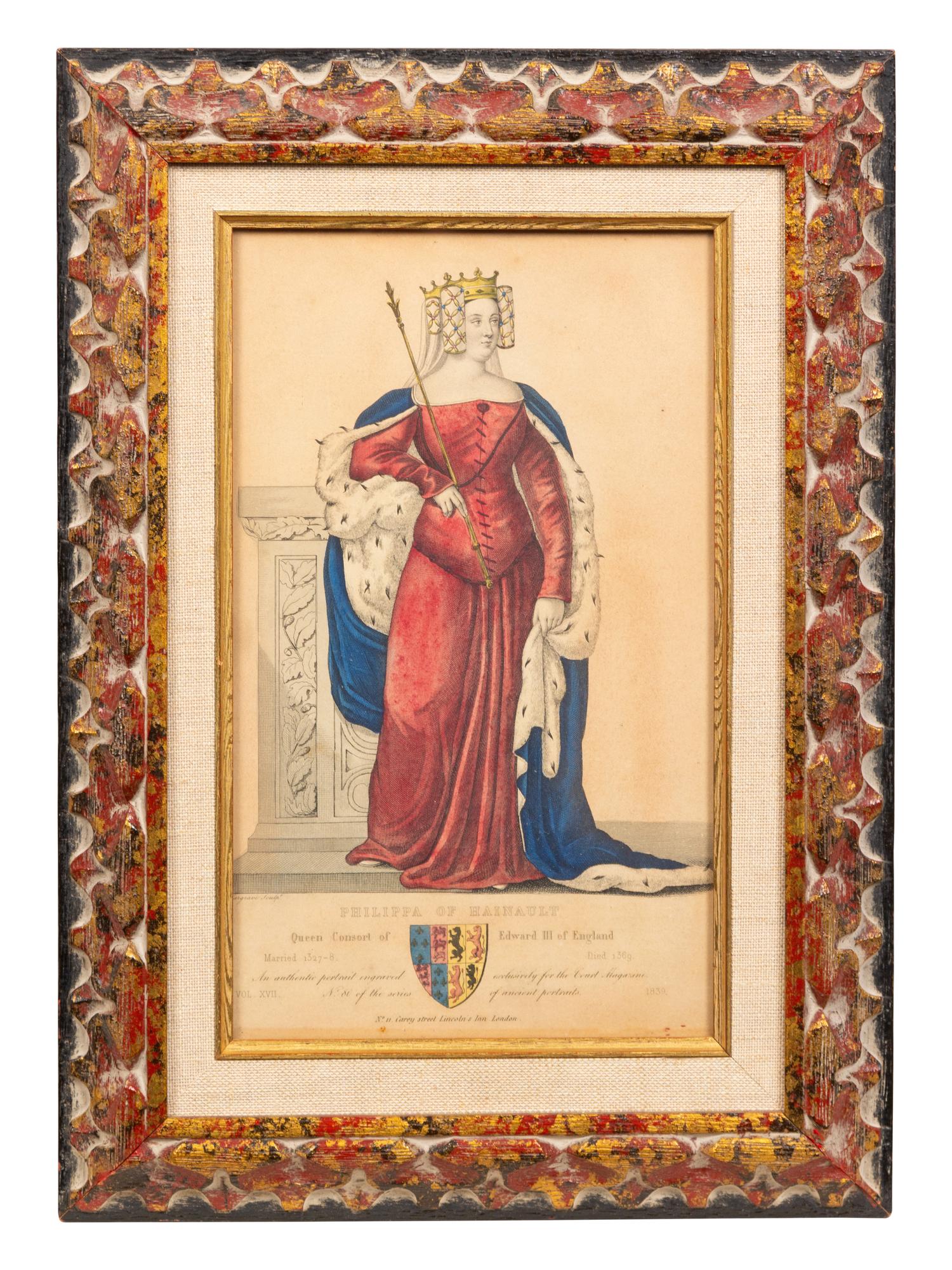 An English Engraving of Philippa