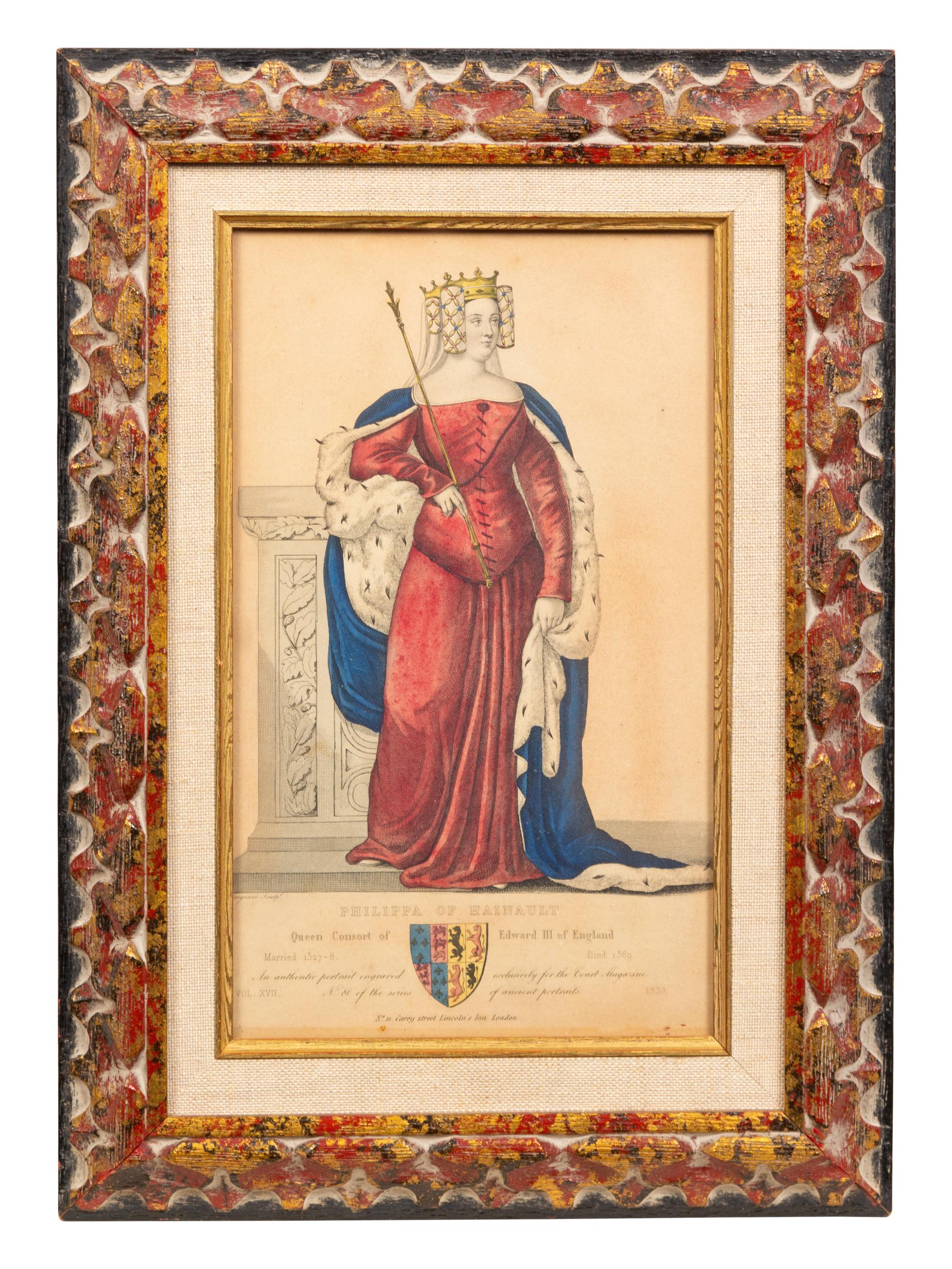 An English Engraving of Philippa