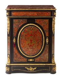 A Napoleon III Gilt Bronze Mounted Boulle Marquetry Meuble d'Appui Height 41 1/2 x width 31 1/2 x depth 14 inches. — SECOND HALF 19TH CENTURY