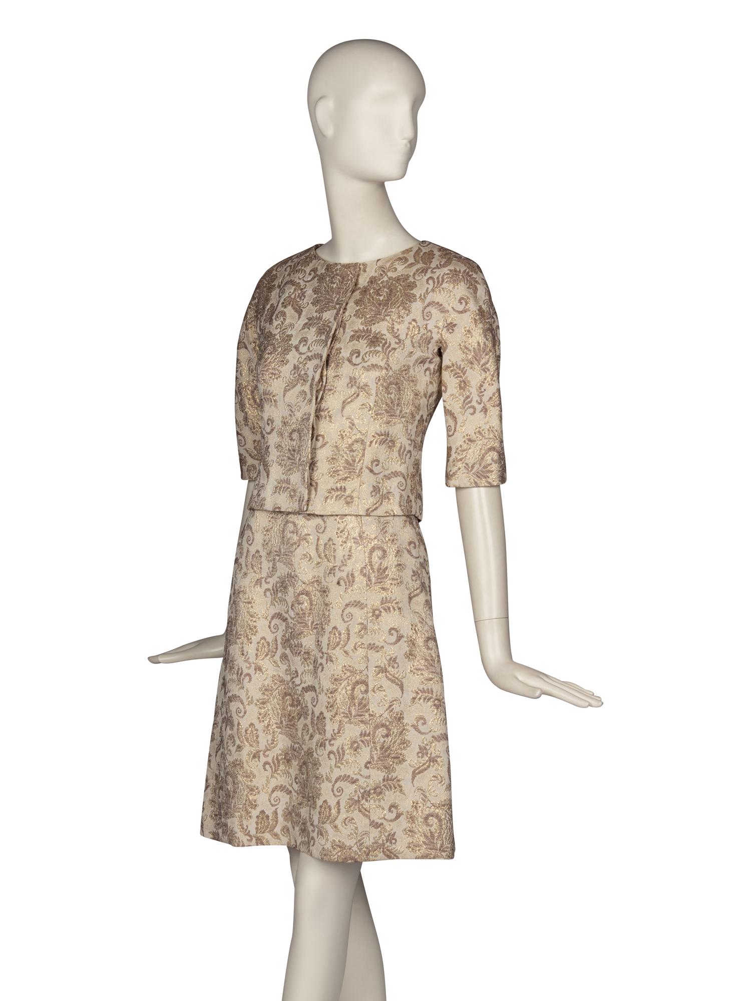 Givenchy Brocade Dress and Jacket, Early 1960s