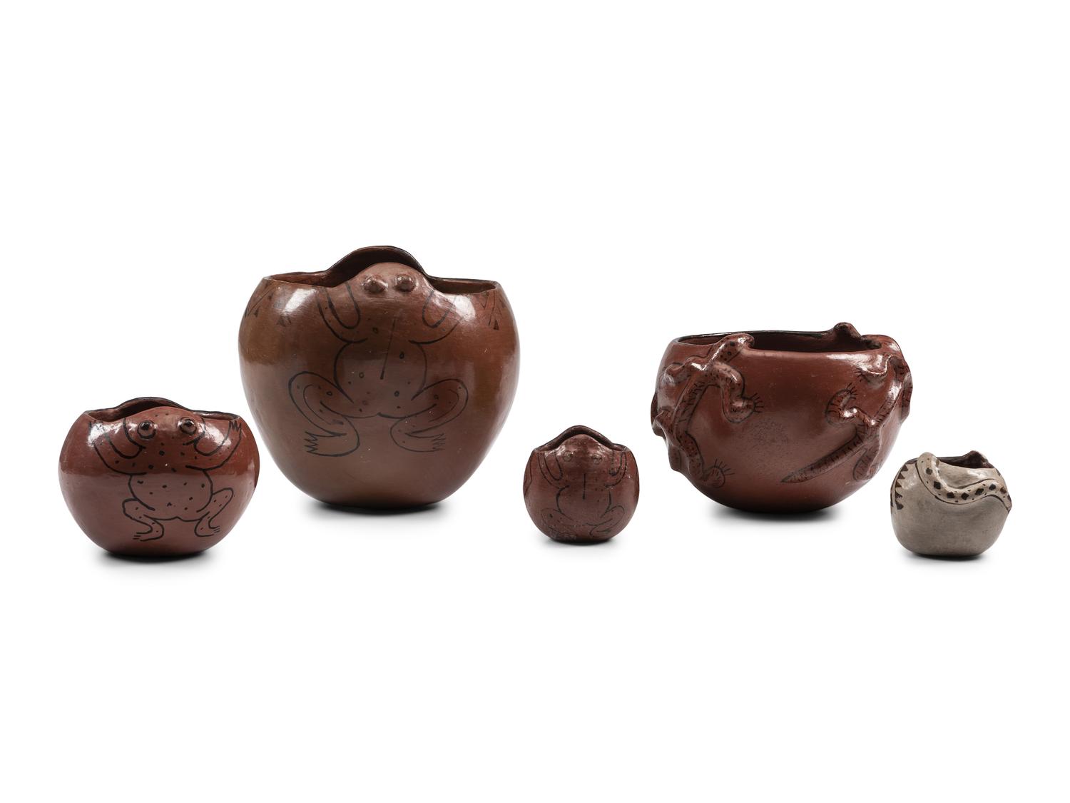 Maricopa and Tohono O'odham Pottery, with Reptiles and Amphibians