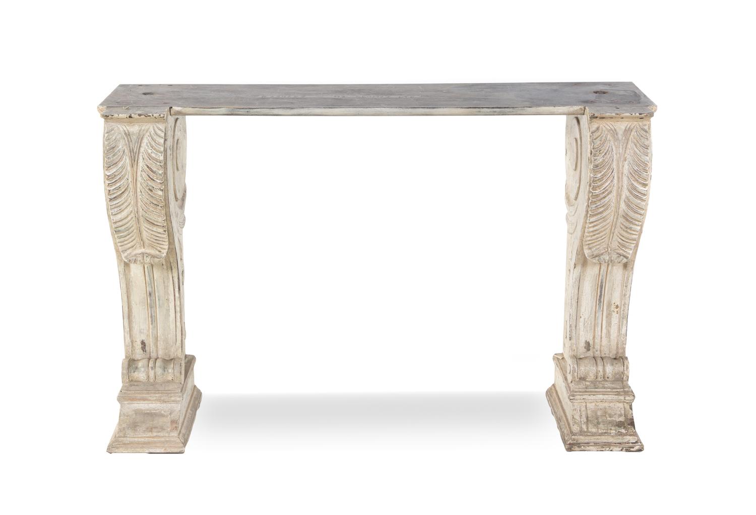 A Neoclassical Painted Console Table