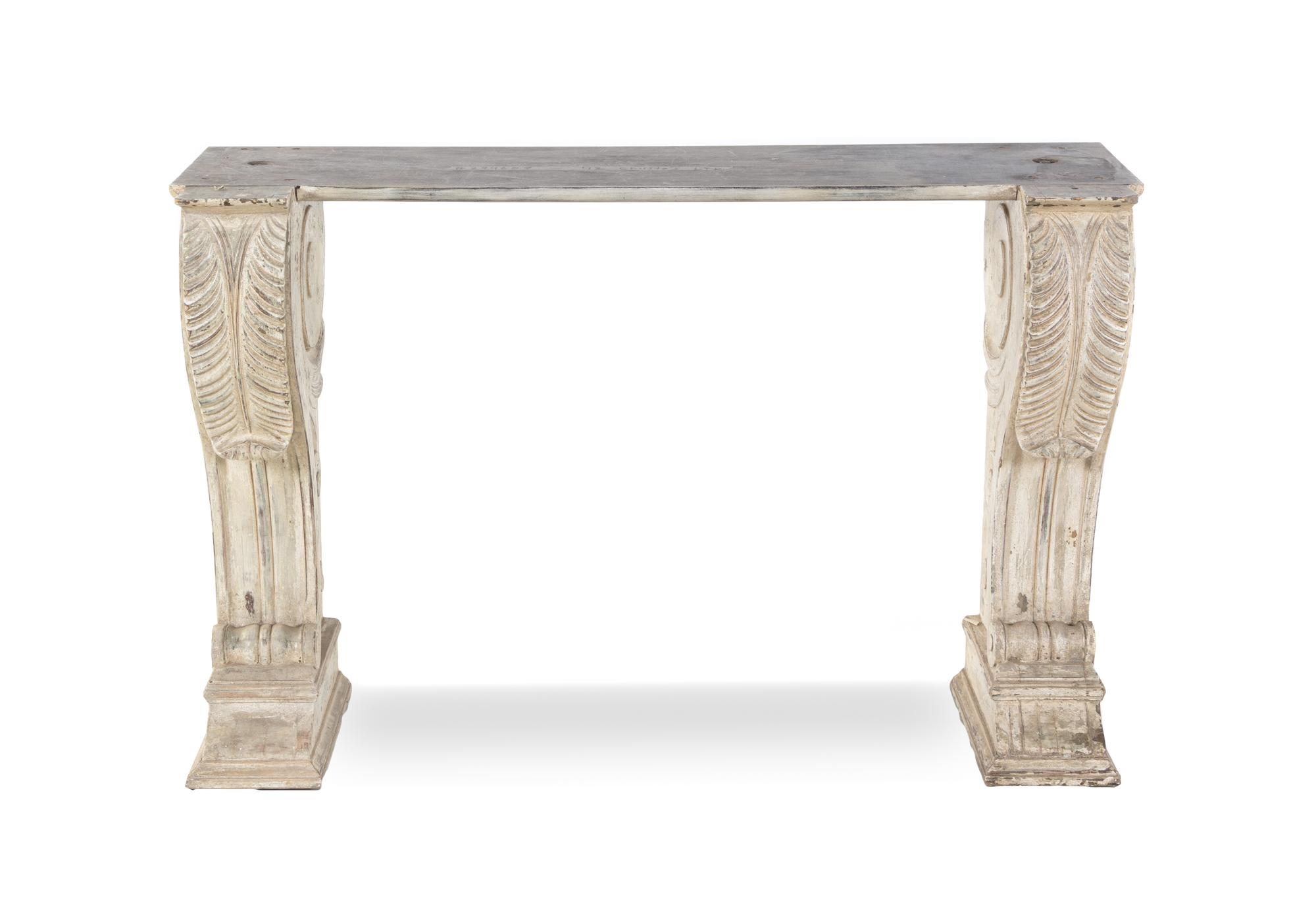A Neoclassical Painted Console Table