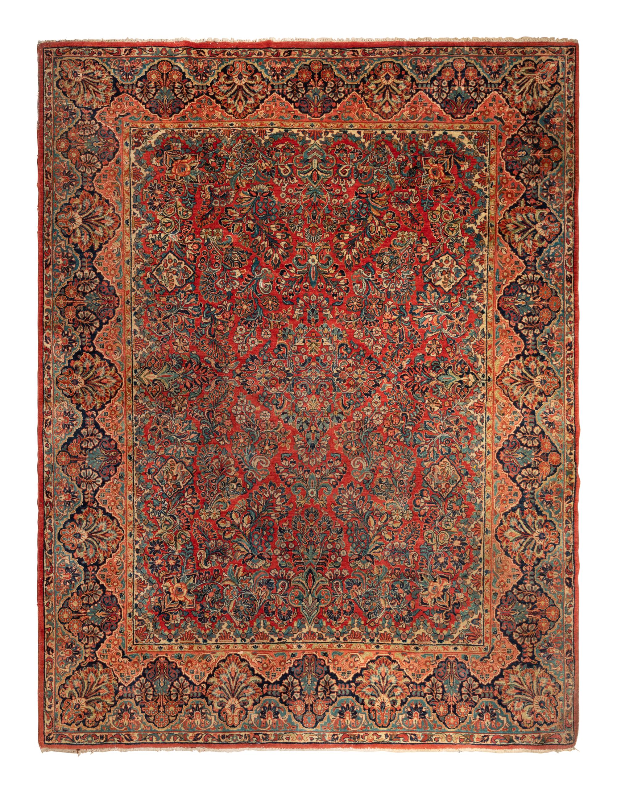 A Sarouk Wool Rug