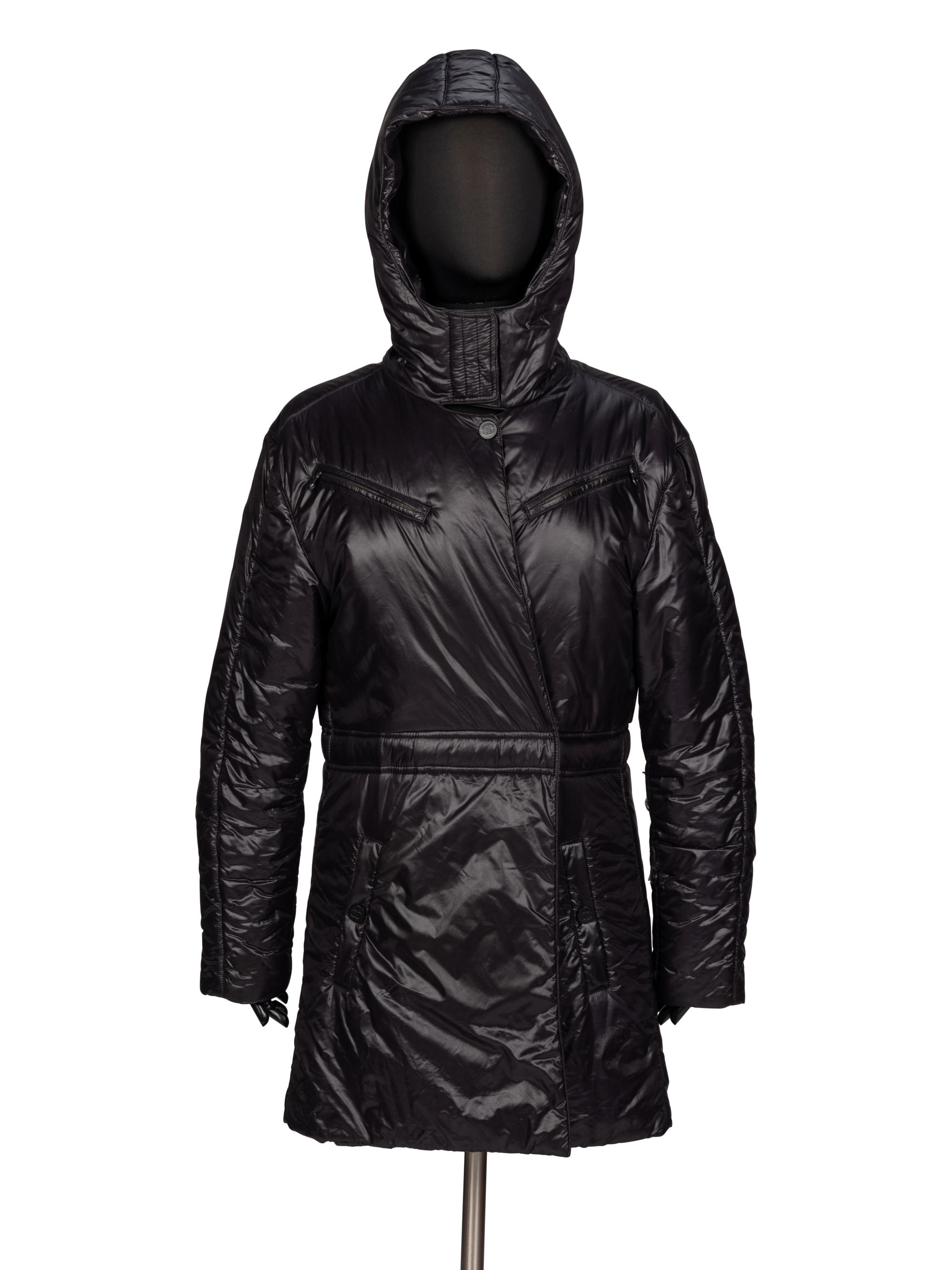 Chanel, Black Puffer Coat