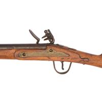 Late 19th Century Belgian Made Flintlock African Trade Gun