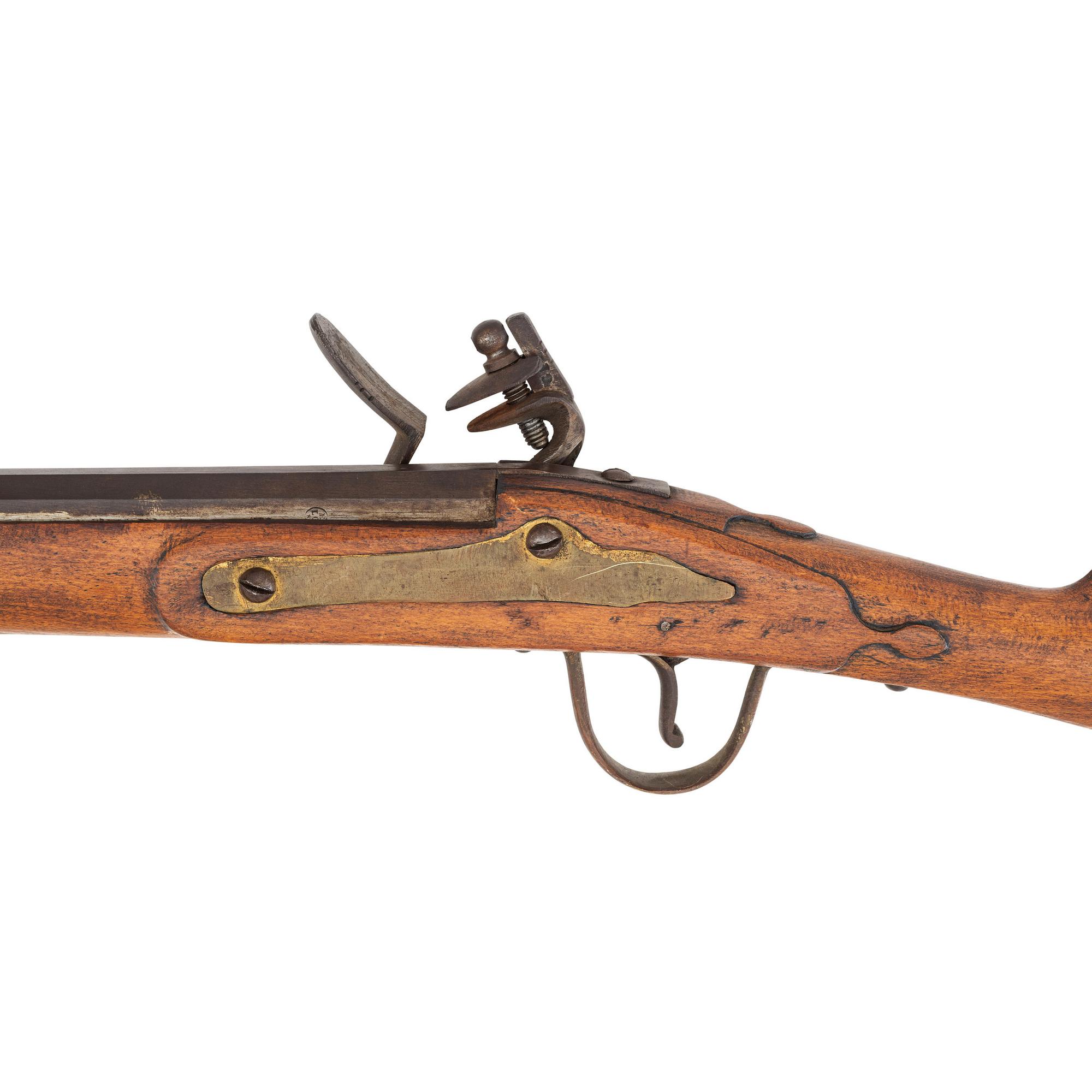 Late 19th Century Belgian Made Flintlock African Trade Gun
