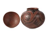 Ancestral Pueblo, Wingate Black-on-Red Pottery
