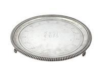 A George III Silver Waiter — Thomas Hannam and John Crouch, London, 1807