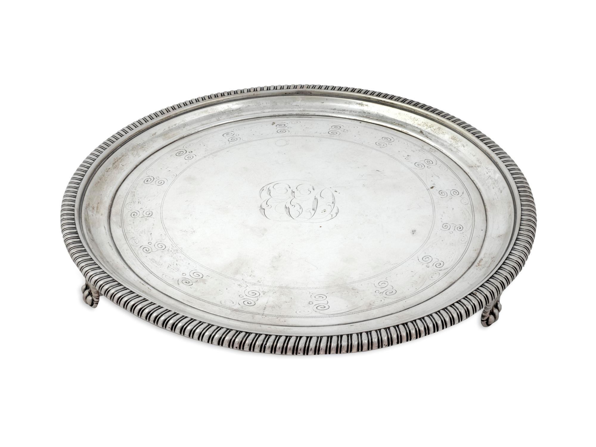 A George III Silver Waiter — Thomas Hannam and John Crouch, London, 1807
