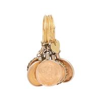 YELLOW GOLD AND COIN RING