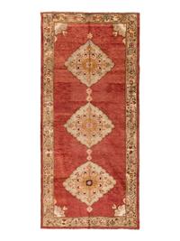 An Oushak Corridor Carpet