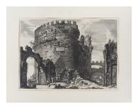 A group of 12 plates from Vedute di Roma and Le Antichità Romane , 18th century