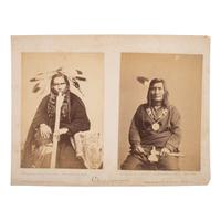 William Henry Jackson (American, 1843–1942) — Snow Flake and Little Shell, Chippewa