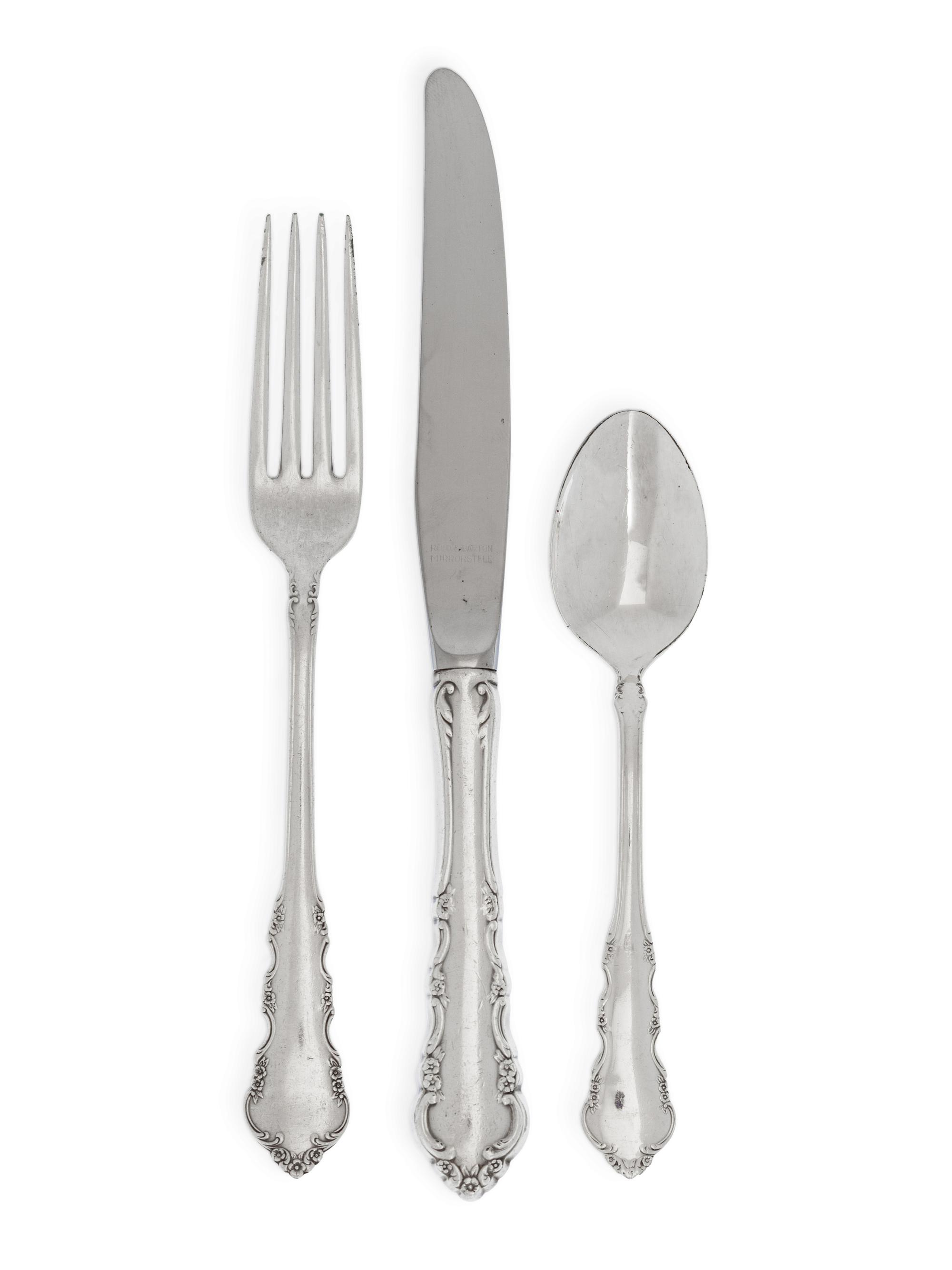 An American Silver Flatware Service