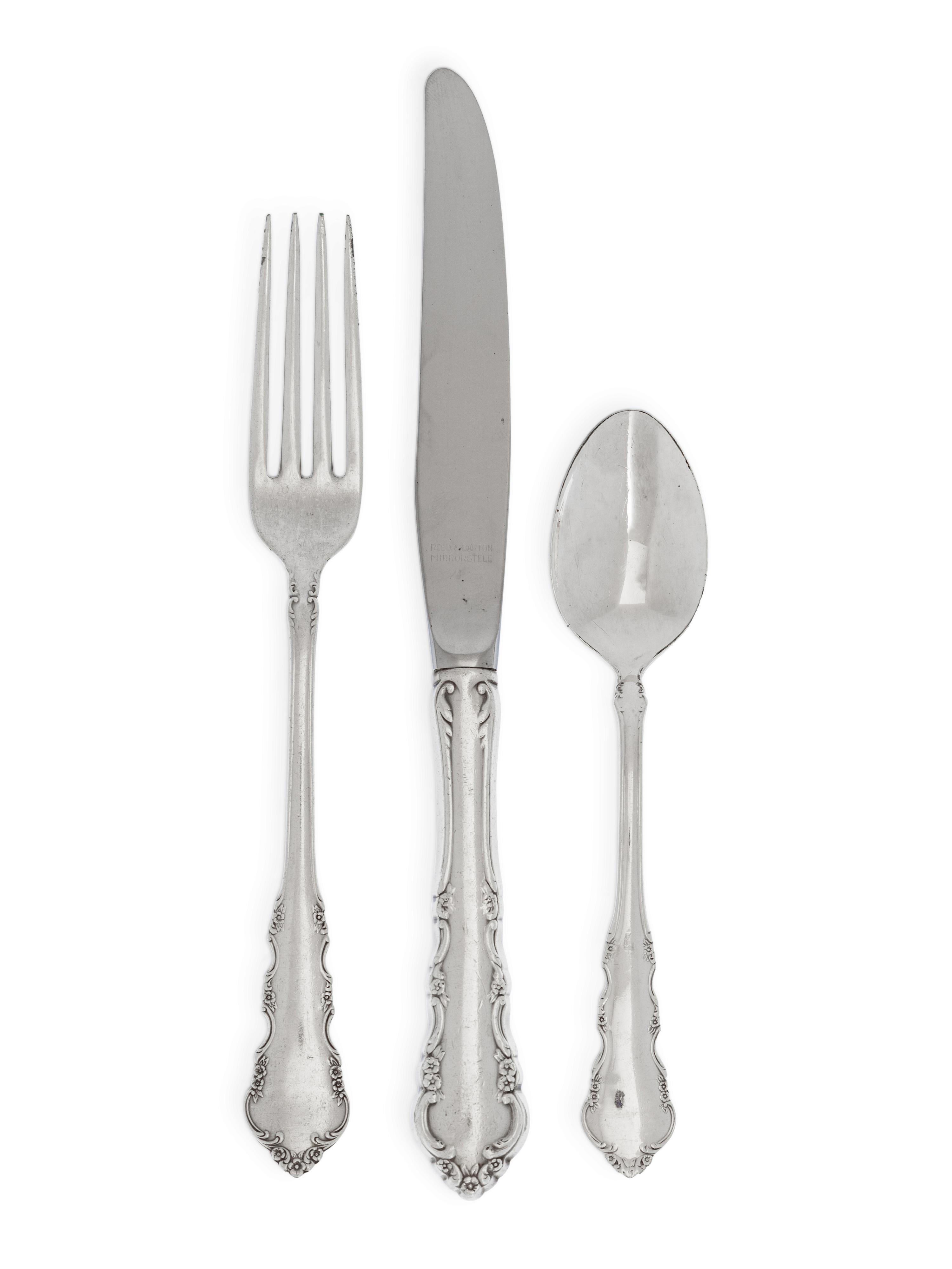 An American Silver Flatware Service