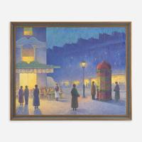 Albert Van Nesse Greene (American, 1887–1971) Paris - Street Scene