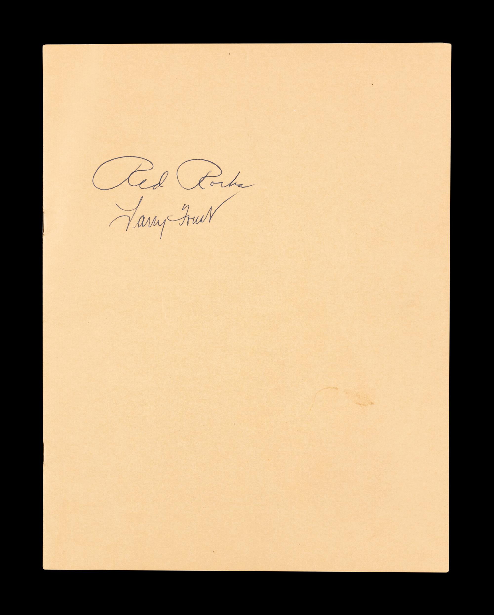 A Multi Signed Vintage 1958 Baseball Writers Dinner Program Featuring Hall of Famers and Notables (Beckett Authentication Services)