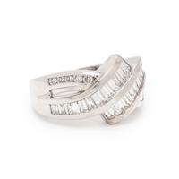 Diamond and White Gold Ring