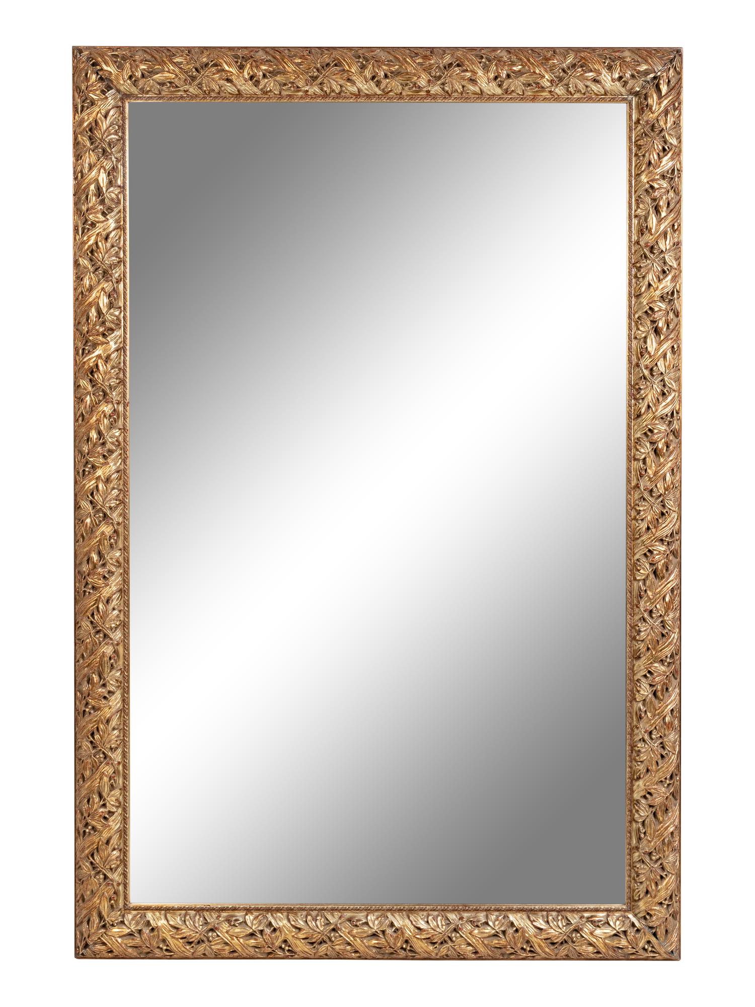 A Neoclassical Style Giltwood and Composition Rectangular Mirror — 20TH CENTURY