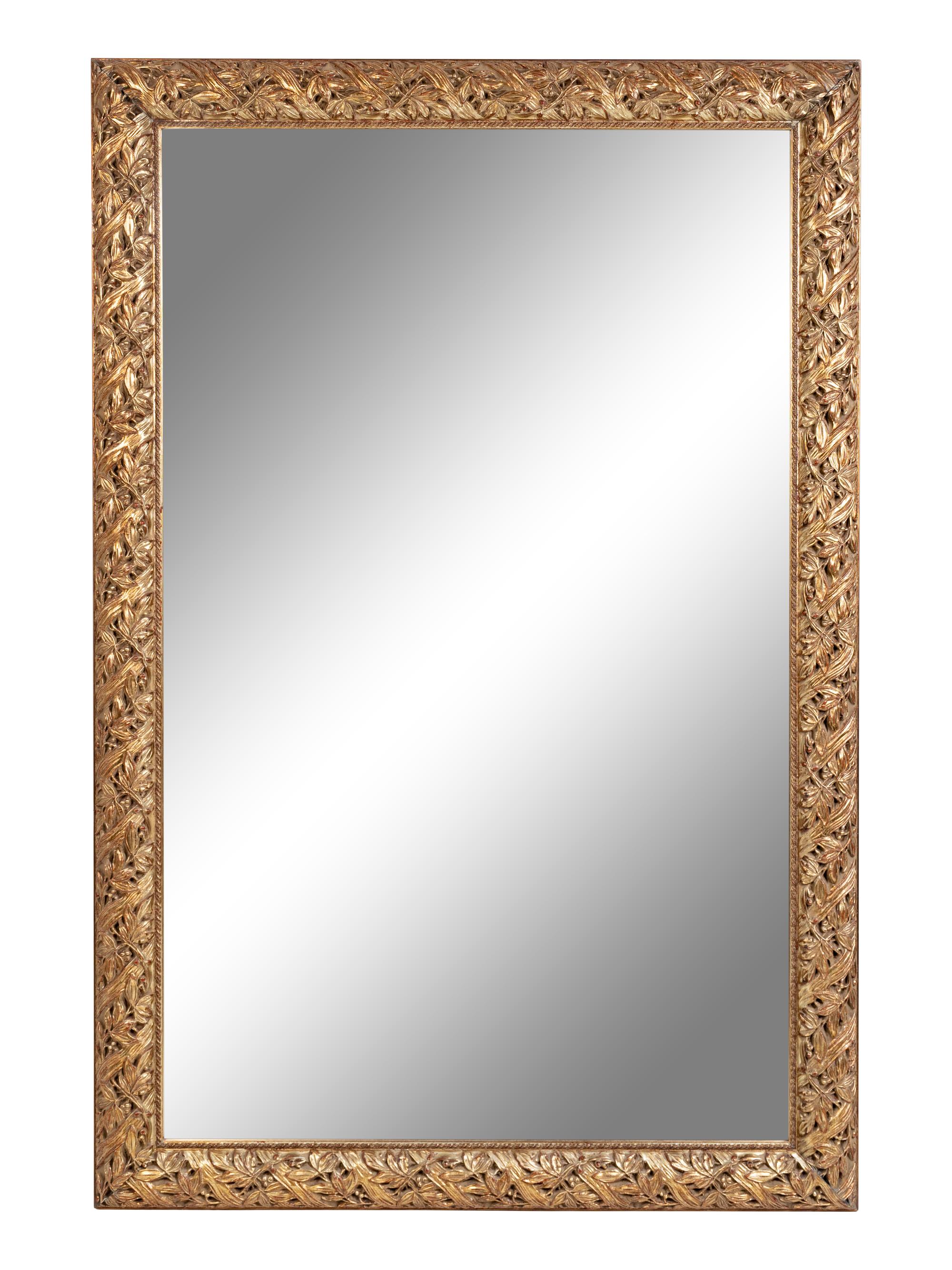 A Neoclassical Style Giltwood and Composition Rectangular Mirror — 20TH CENTURY