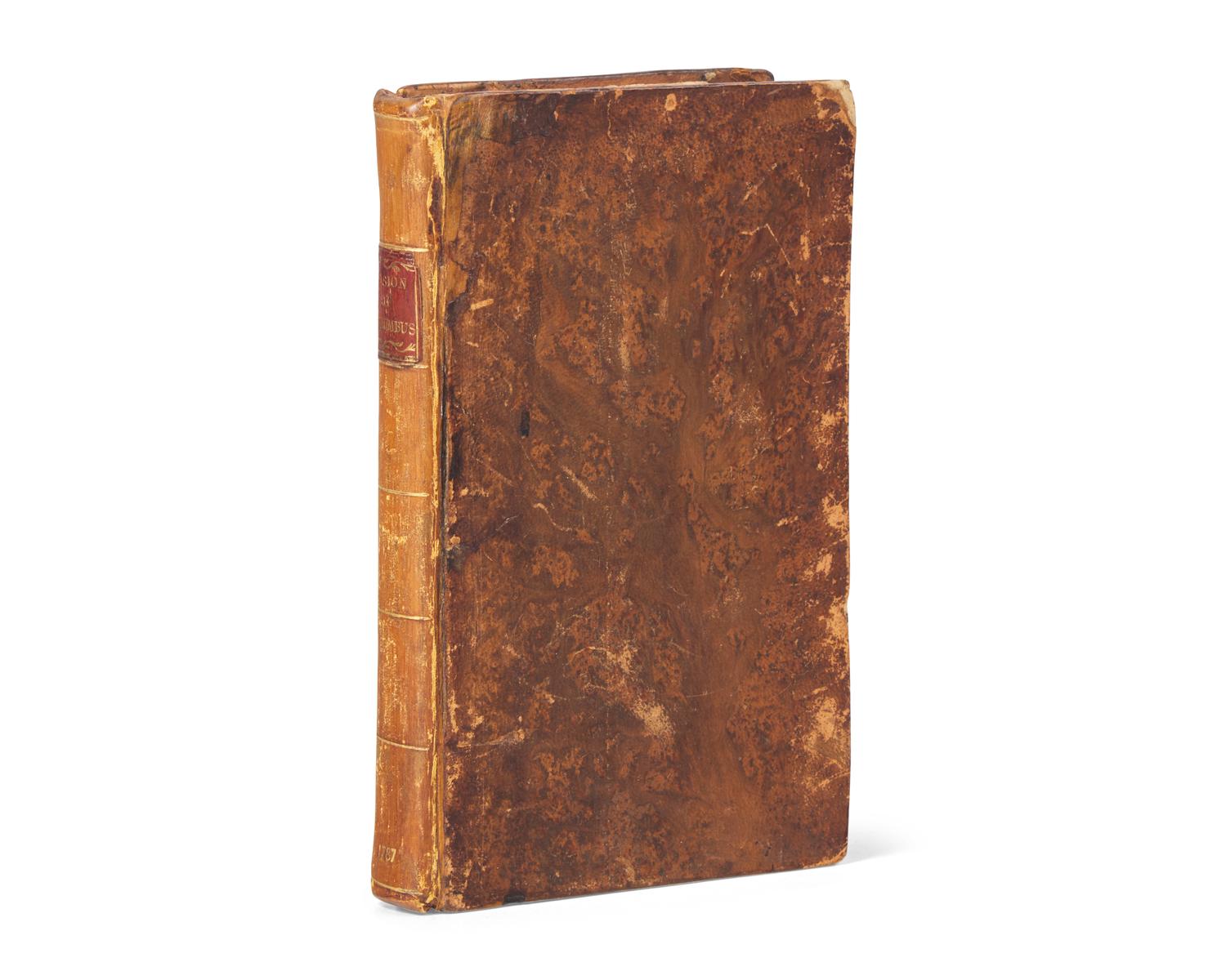 [Americana] [Boudinot, Elias] Barlow, Joel. The Vision of Columbus; A Poem in Nine Books