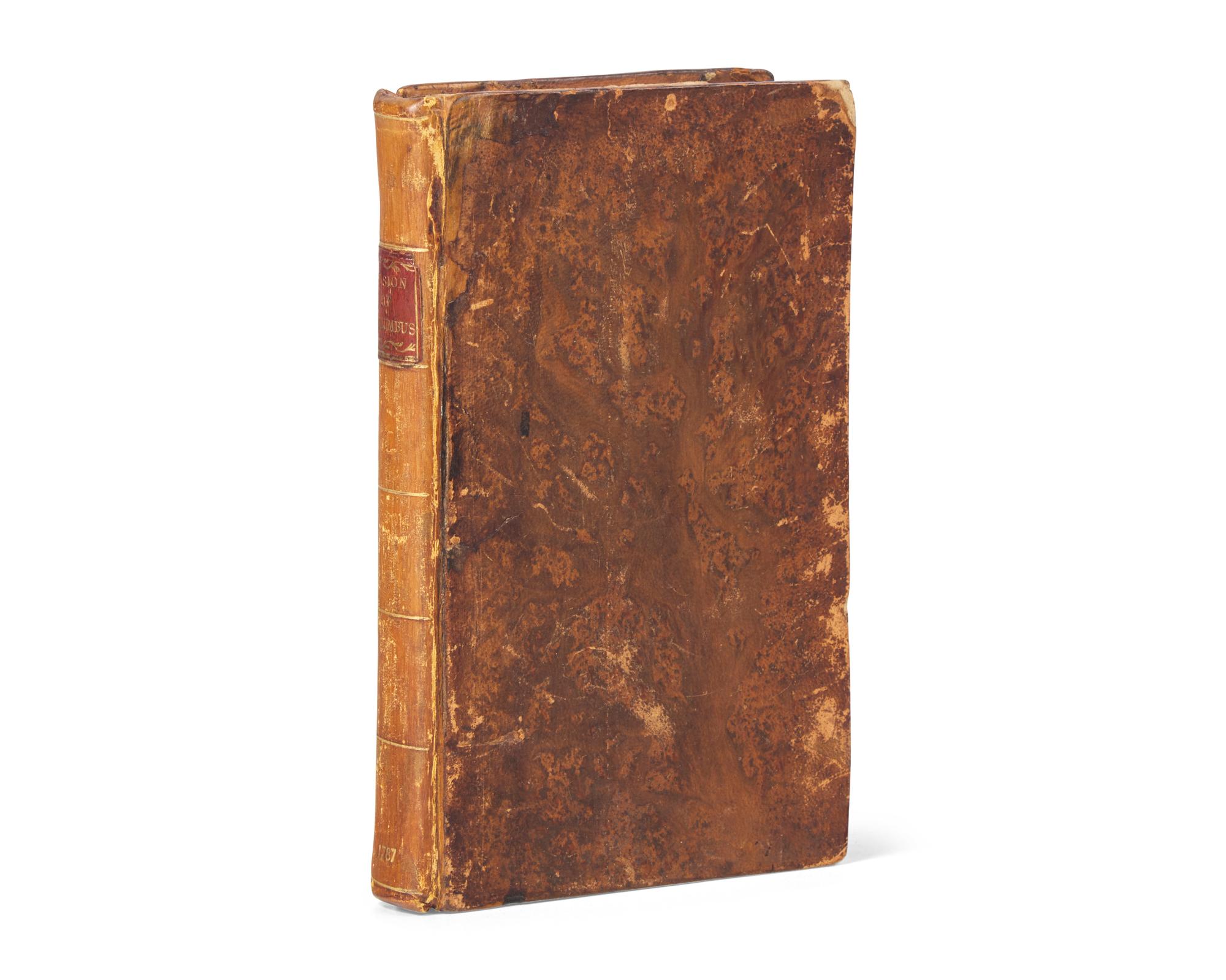 [Americana] [Boudinot, Elias] Barlow, Joel. The Vision of Columbus; A Poem in Nine Books