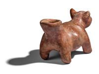 A Colima Effigy Dog Vessel