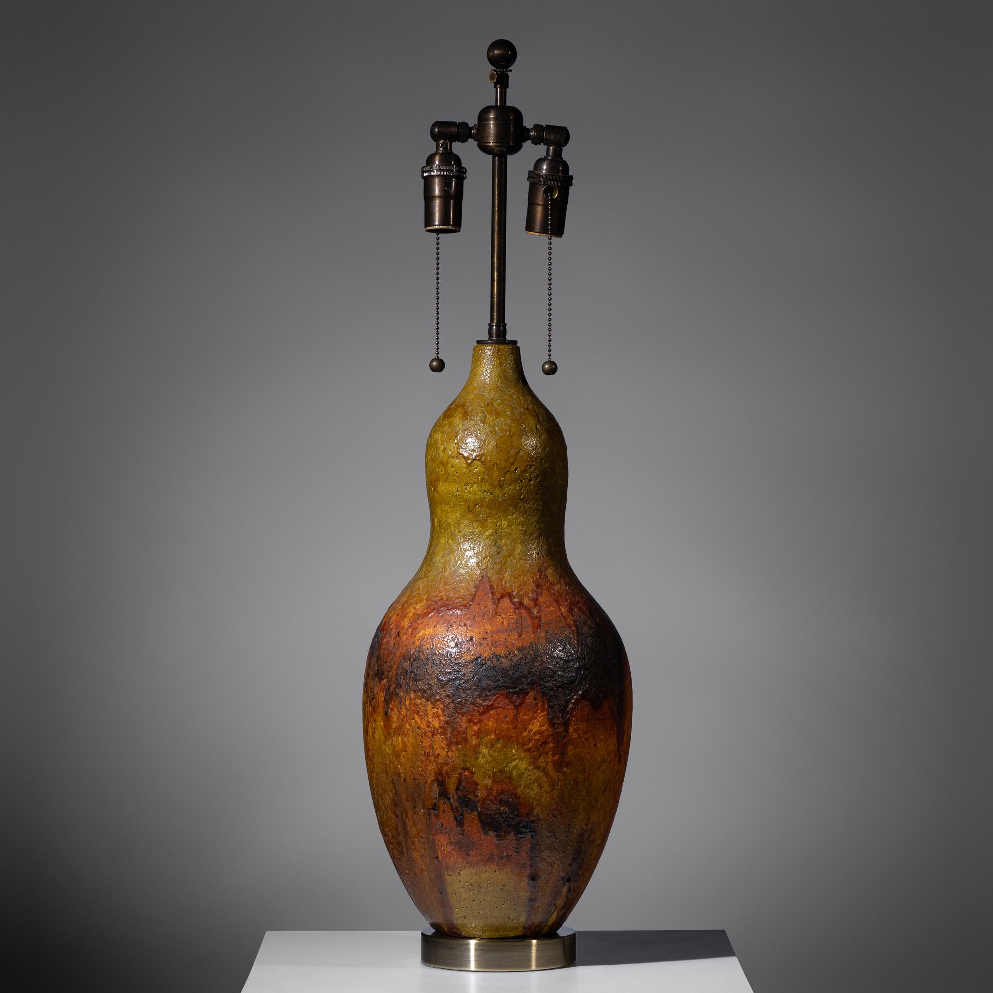 Ceramic table lamp for Raymor, Italy, c. 1960