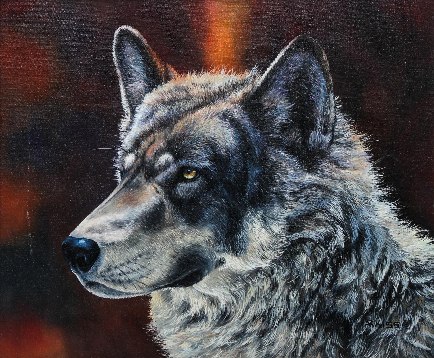 Andrew Kiss, (Canada/Hungary, b.1946), Wolf Head
