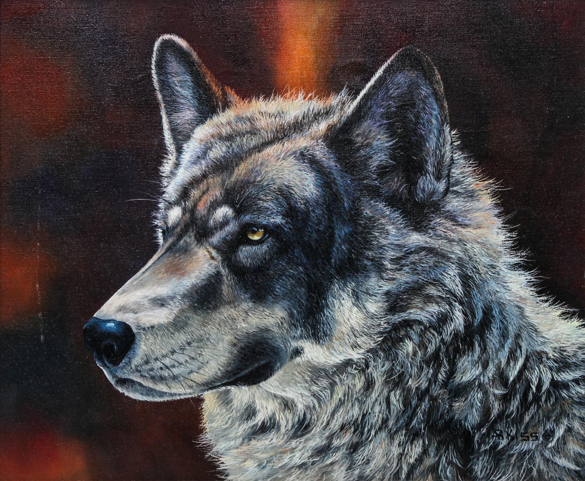 Andrew Kiss, (Canada/Hungary, b.1946), Wolf Head