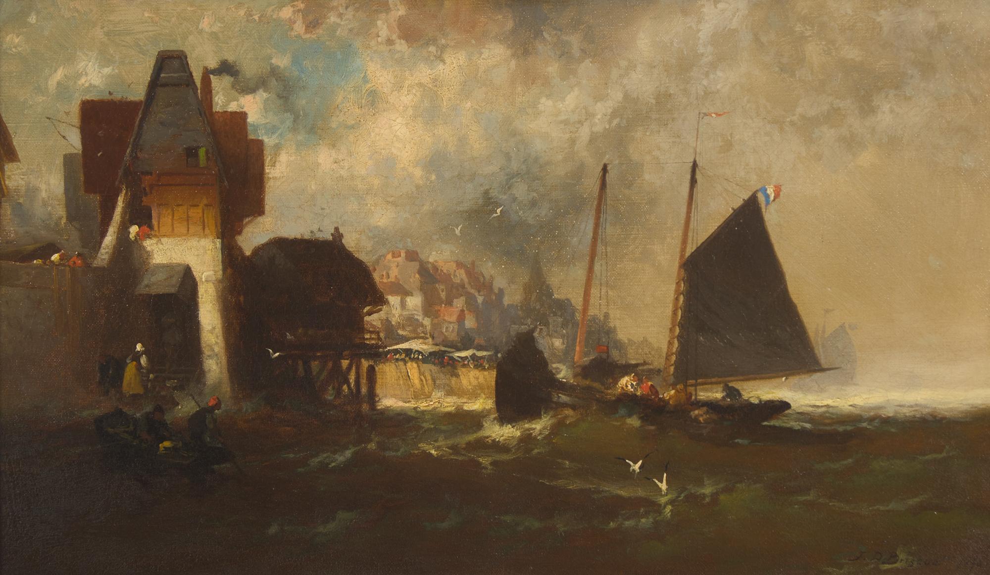 Along the French Coast , 1896
