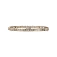 Diamond and White Gold Bracelet